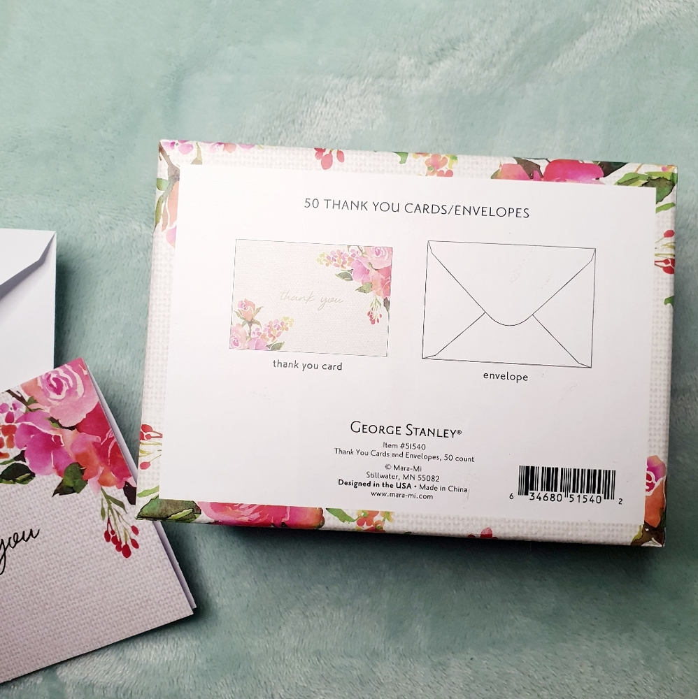 50 Thank You Cards